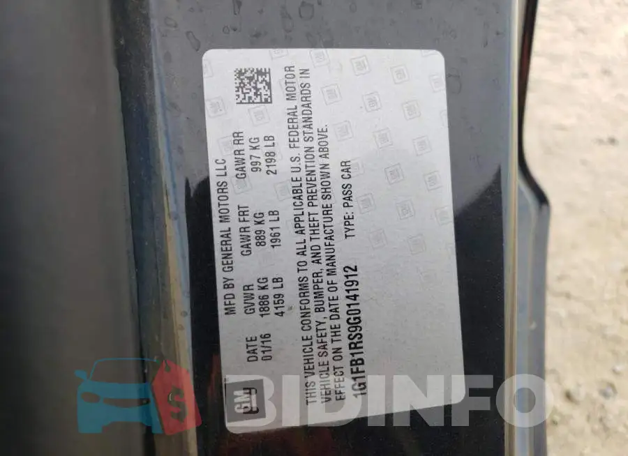 1G1FB1RS9G0141912 Photo# 10