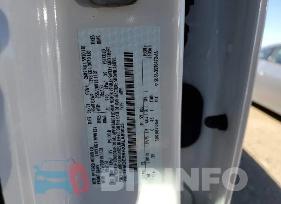 1FMDE5BHXMLA80023 Photo# 10