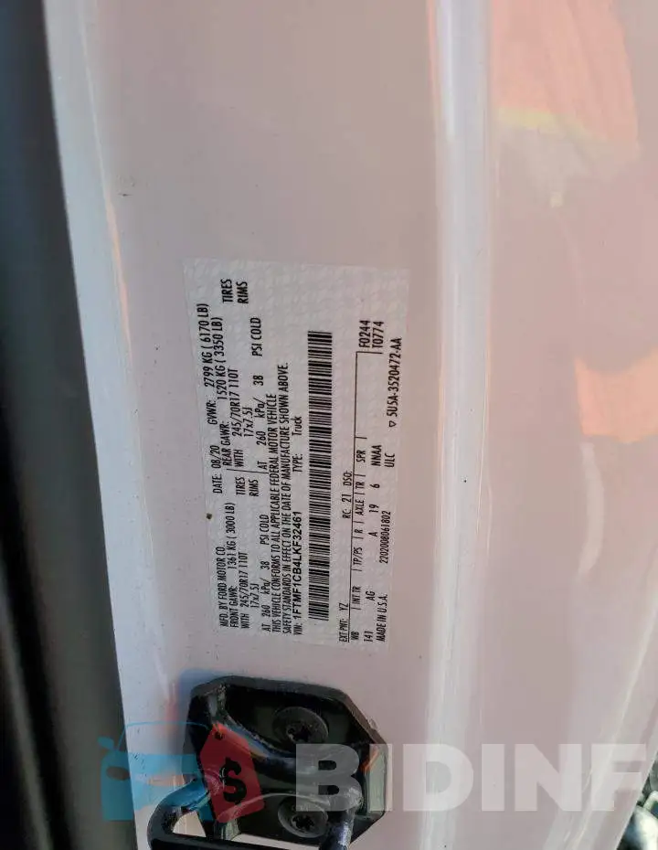 1FTMF1CB4LKF32461 Photo# 10