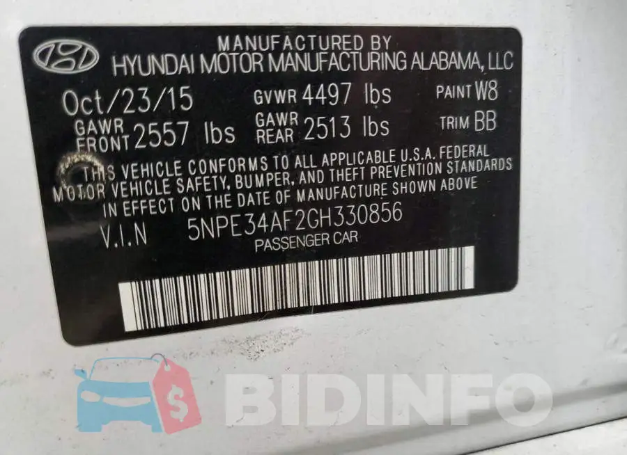 5NPE34AF2GH330856 Photo# 10