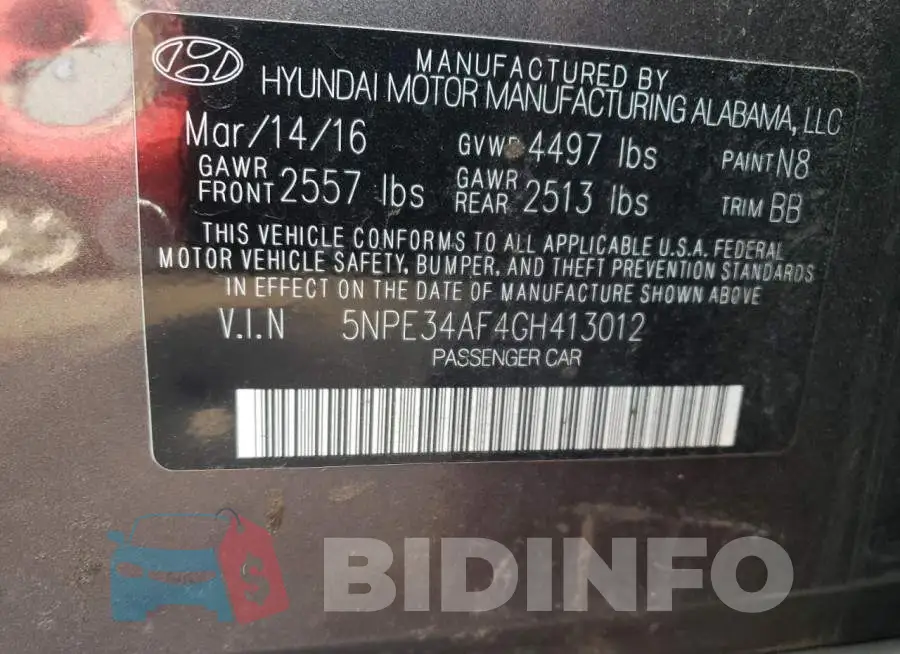 5NPE34AF4GH413012 Photo# 10