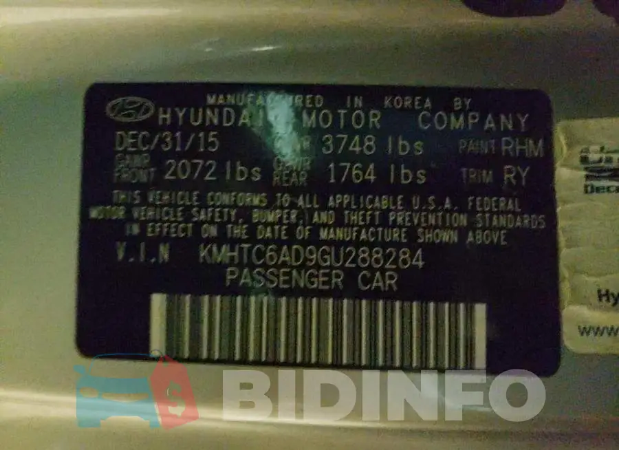 KMHTC6AD9GU288284 Photo# 10