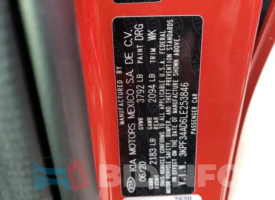3KPF34AD6LE253846 Photo# 10