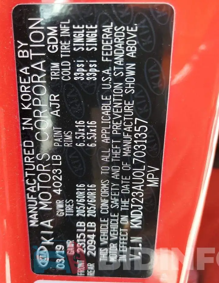 KNDJ23AU0L7031357 Photo# 10