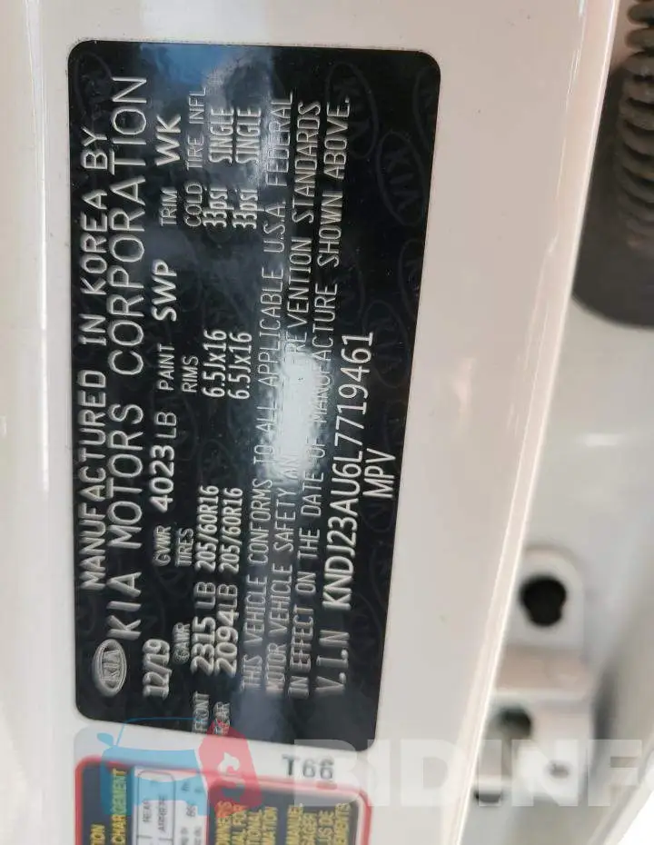 KNDJ23AU6L7719461 Photo# 14