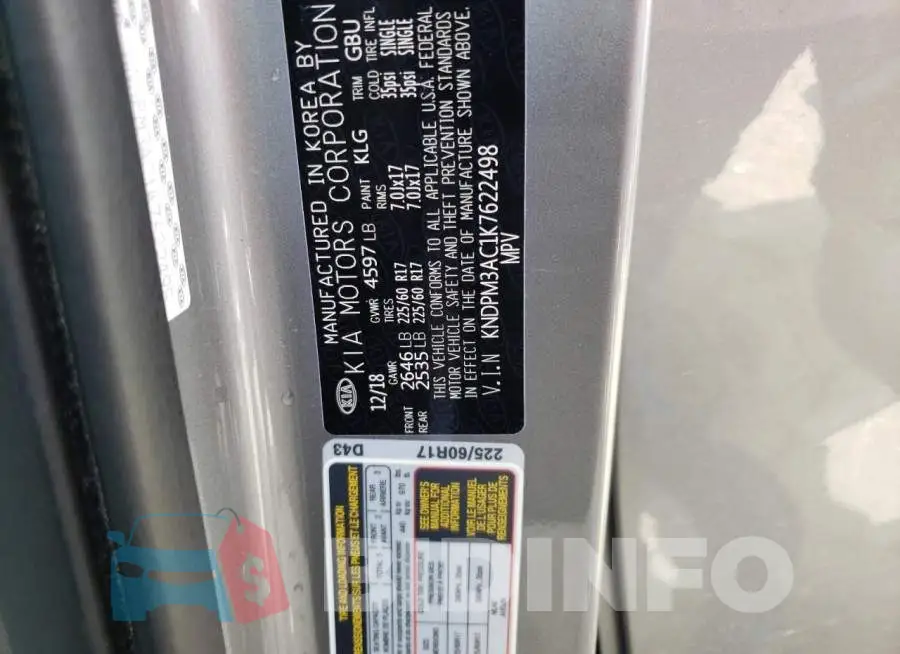 KNDPM3AC1K7622498 Photo# 10