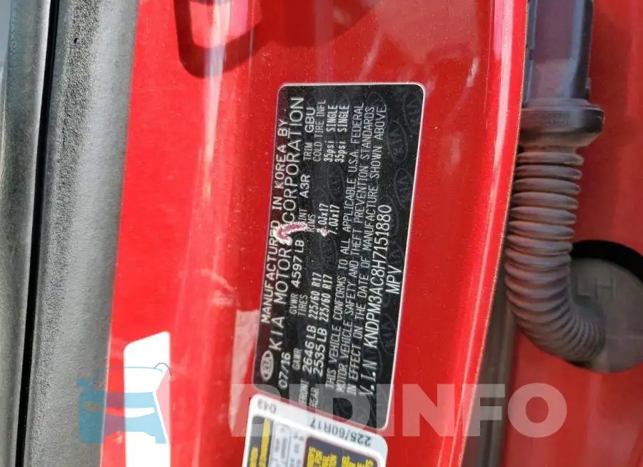 KNDPM3AC8H7151880 Photo# 10
