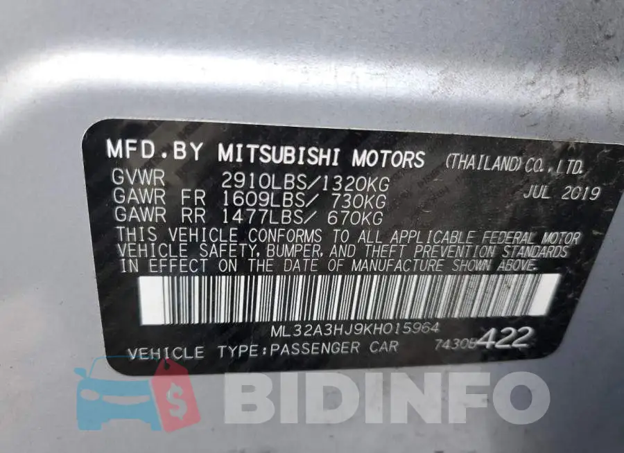 ML32A3HJ9KH015964 Photo# 10