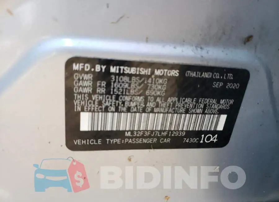 ML32F3FJ7LHF12939 Photo# 10