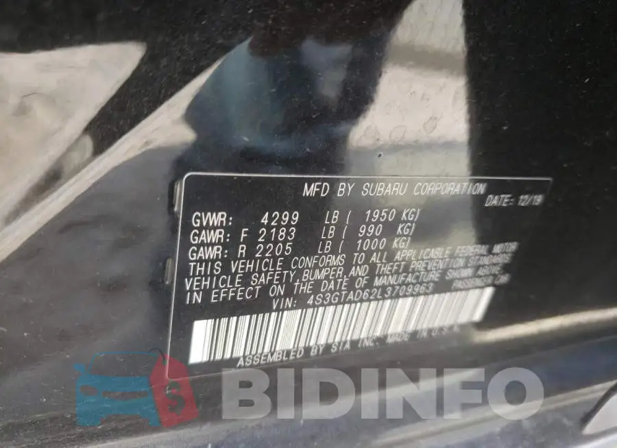 4S3GTAD62L3709963 Photo# 10