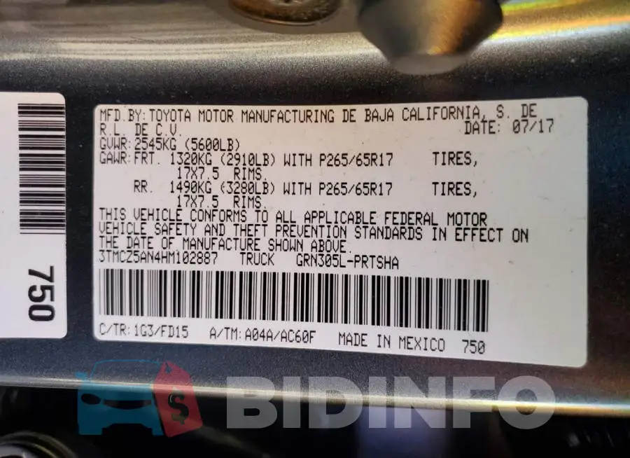 3TMCZ5AN4HM102887 Photo# 10