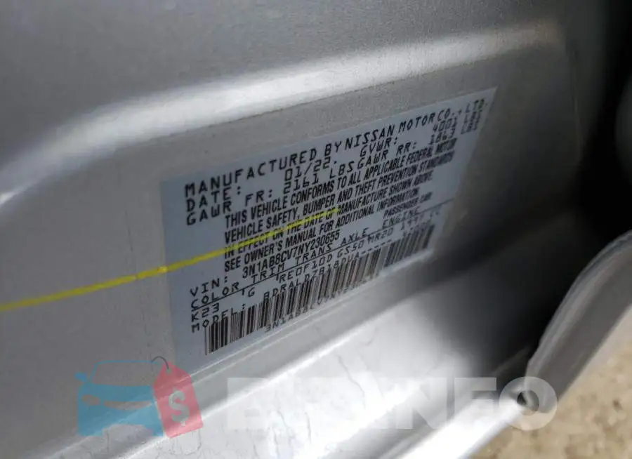 3N1AB8CV7NY230655 Photo# 10