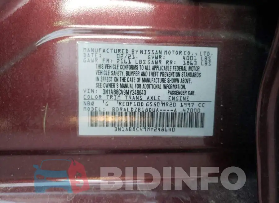 3N1AB8CV9MY248640 Photo# 10