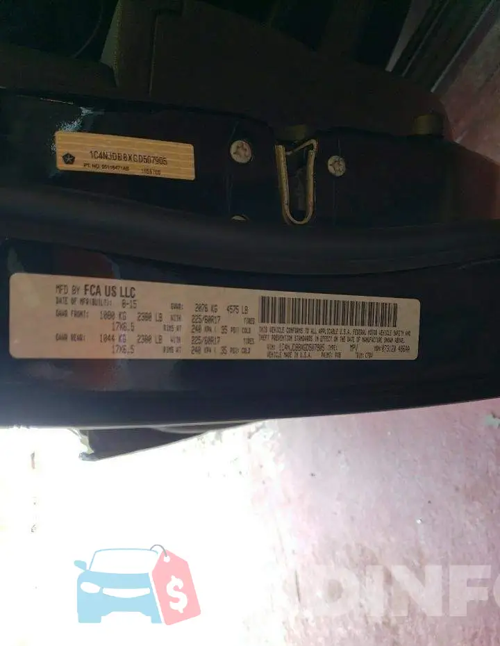 1C4NJDBBXGD507905 Photo# 10
