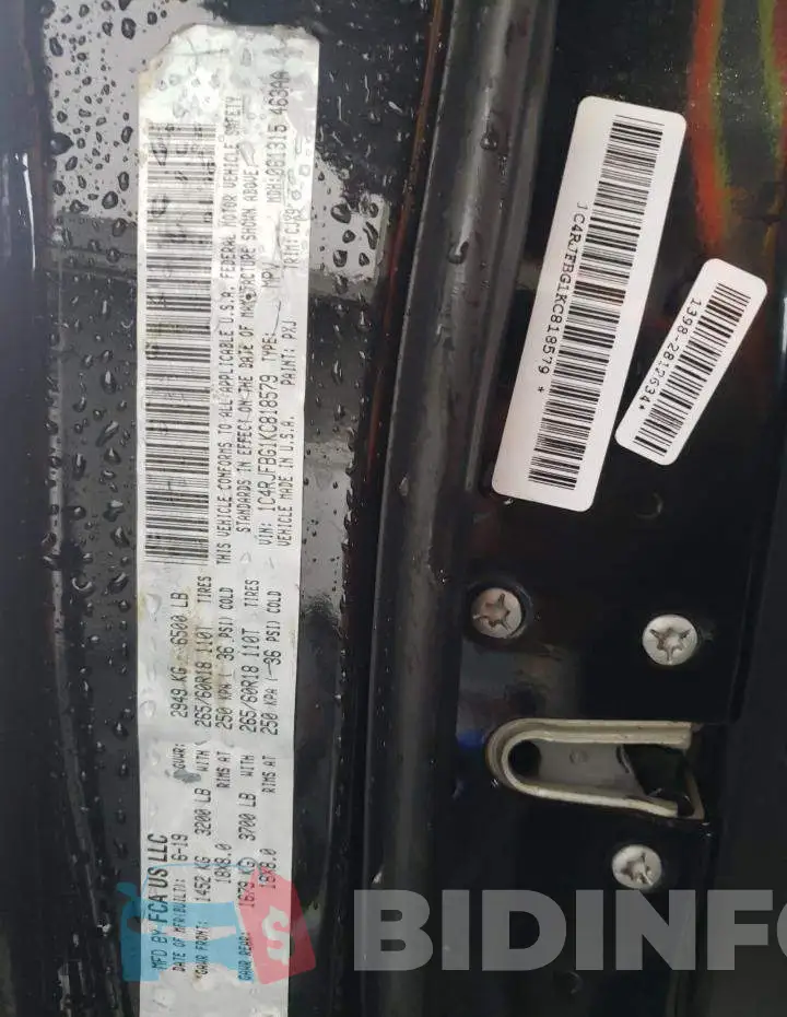 1C4RJFBG1KC818579 Photo# 12