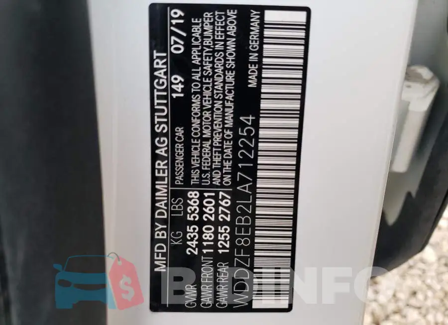 WDDZF8EB2LA712254 Photo# 10