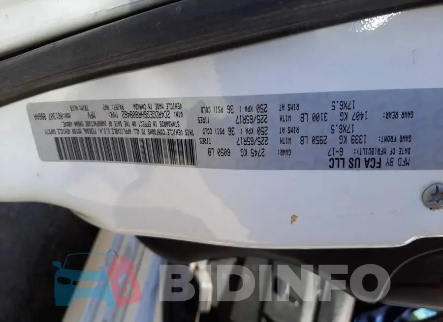 2C4RDGEG6HR808462 Photo# 10