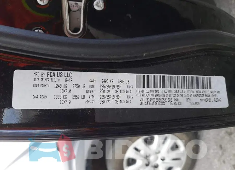 3C4PDCBB8HT501302 Photo# 10