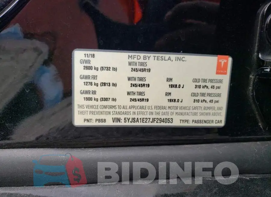 5YJSA1E27JF294053 Photo# 10