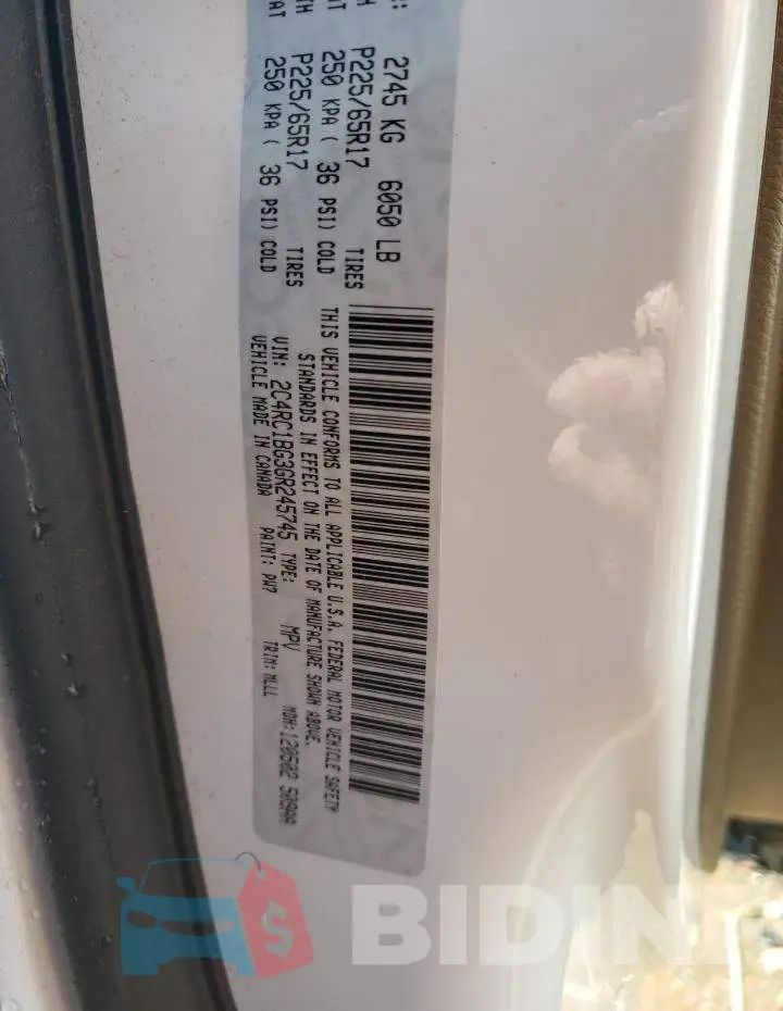 2C4RC1BG3GR245745 Photo# 10