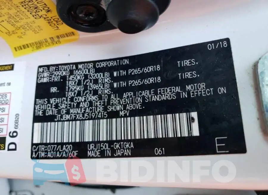 JTJBM7FX8J5197415 Photo# 10