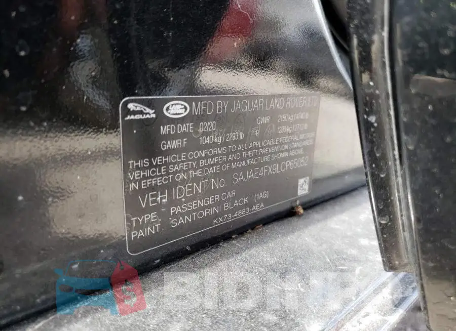 SAJAE4FX9LCP65052 Photo# 10