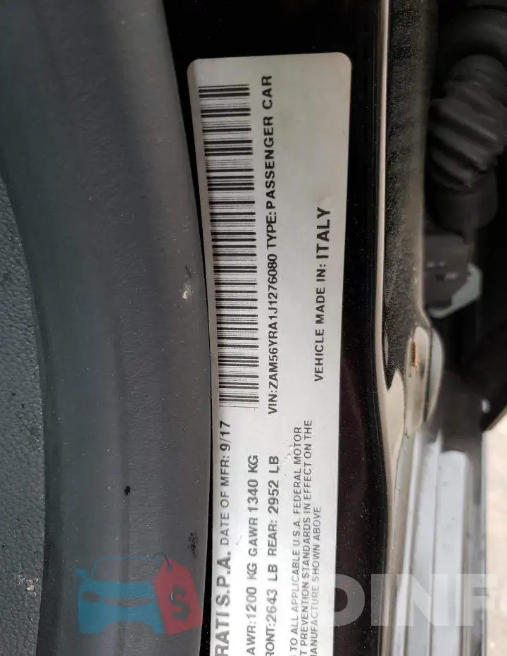 ZAM56YRA1J1276080 Photo# 10