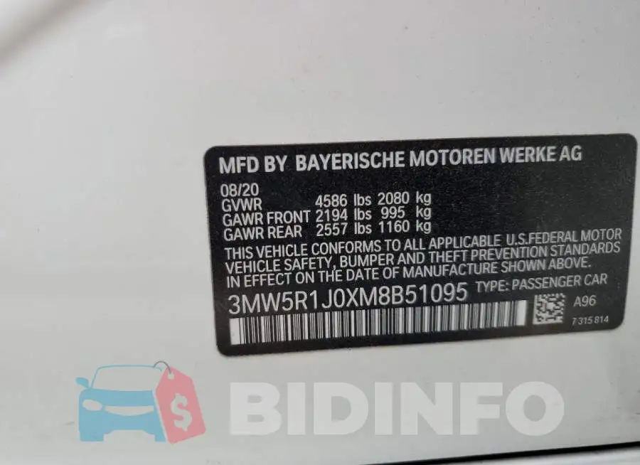 3MW5R1J0XM8B51095 Photo# 10