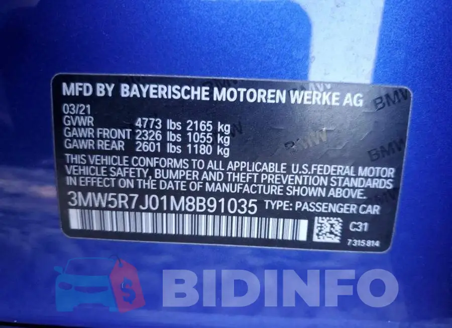 3MW5R7J01M8B91035 Photo# 10