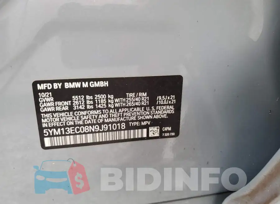 5YM13EC08N9J91018 Photo# 10