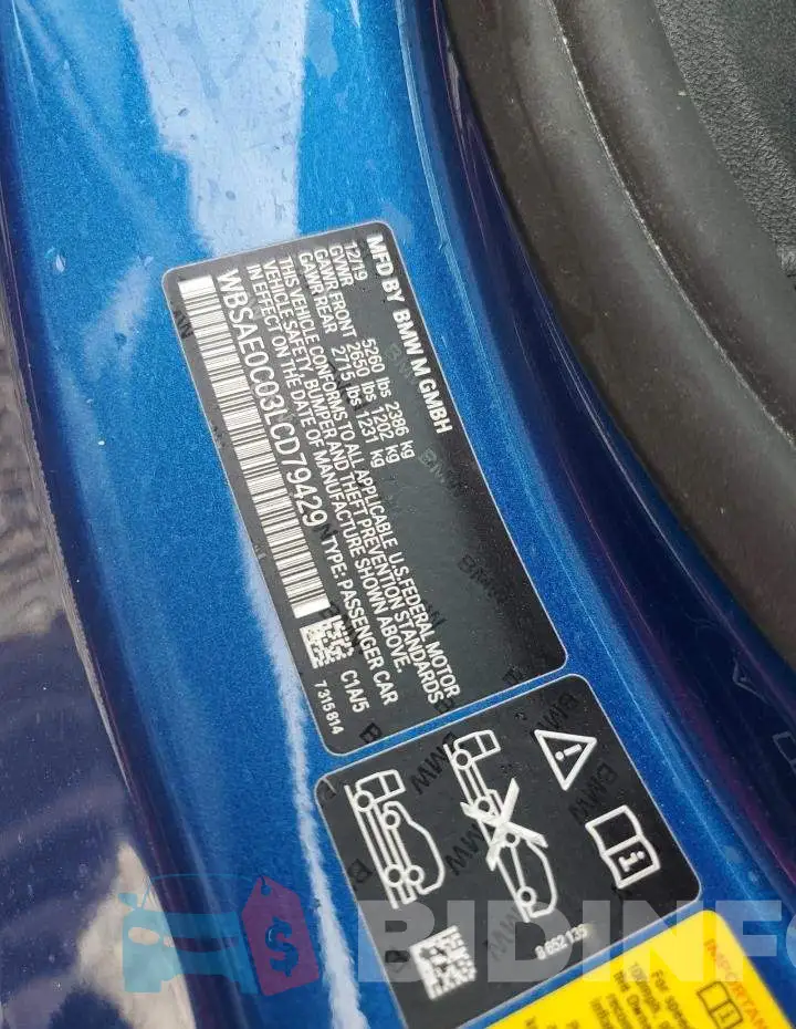 WBSAE0C03LCD79429 Photo# 10