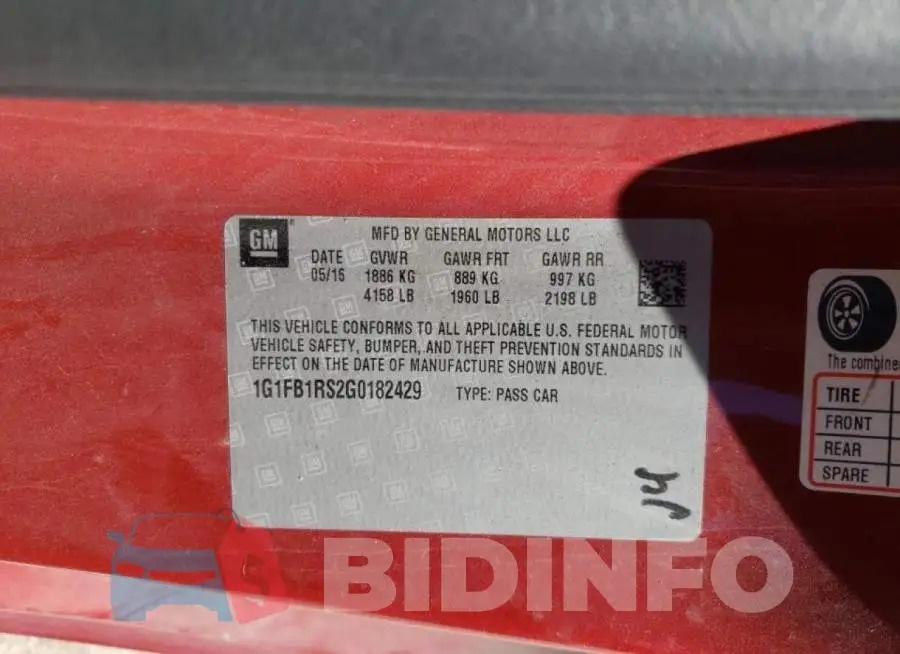 1G1FB1RS2G0182429 Photo# 10