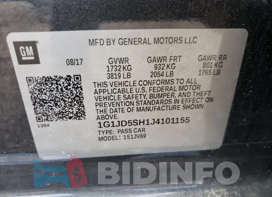 1G1JD5SH1J4101155 Photo# 10