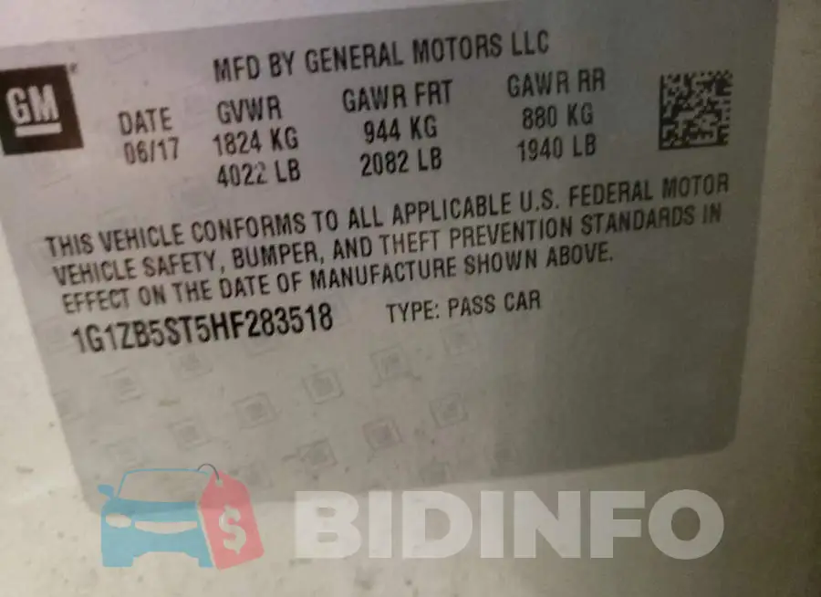 1G1ZB5ST5HF283518 Photo# 10