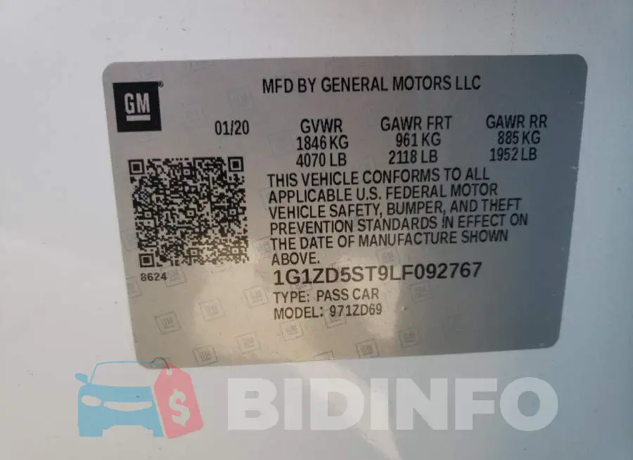 1G1ZD5ST9LF092767 Photo# 10