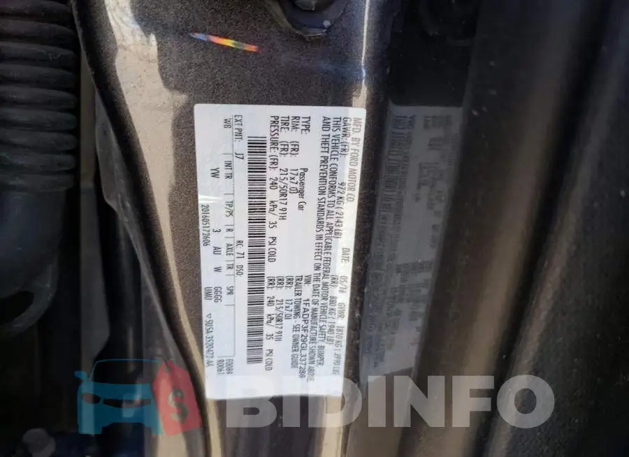 1FADP3F29GL337286 Photo# 10