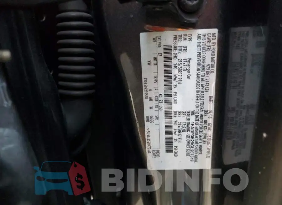 1FADP3K29GL207319 Photo# 10