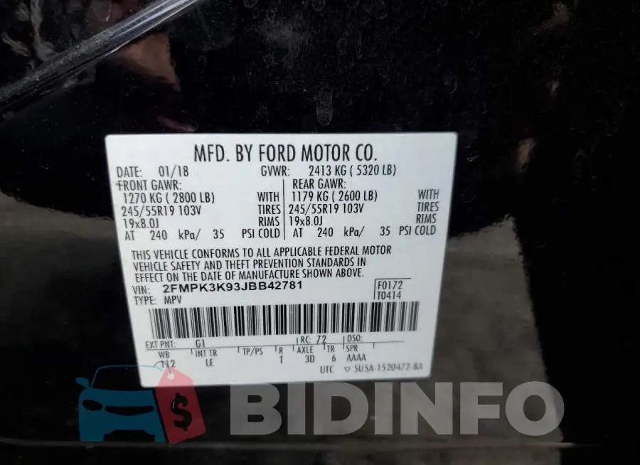 2FMPK3K93JBB42781 Photo# 10