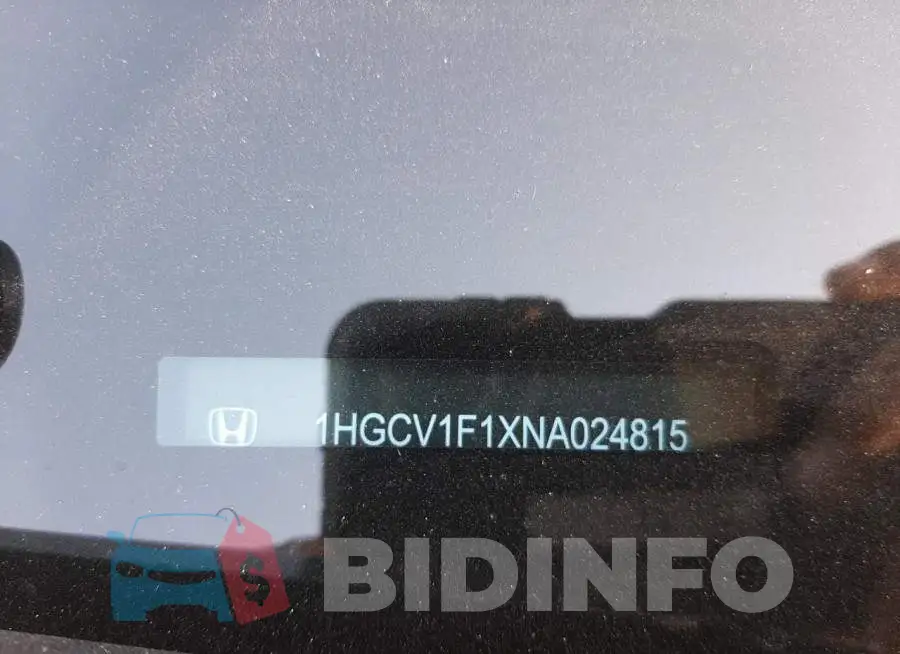 1HGCV1F1XNA024815 Photo# 10