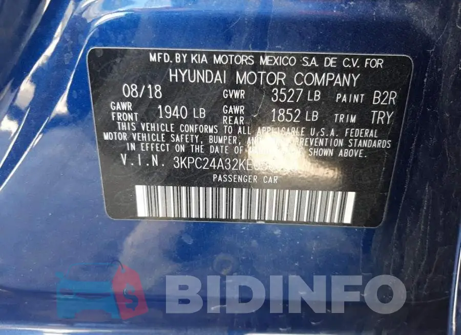 3KPC24A32KE050058 Photo# 10