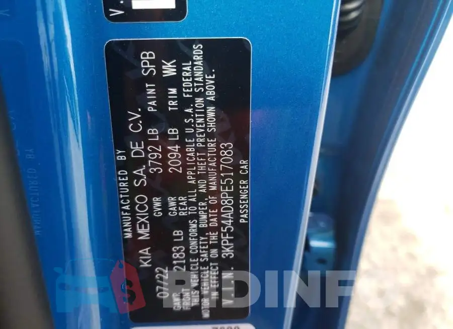 3KPF54AD8PE517083 Photo# 10