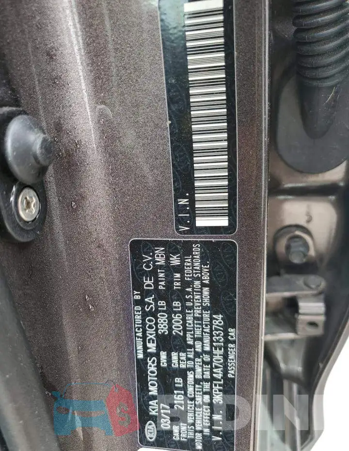 3KPFL4A70HE133784 Photo# 10
