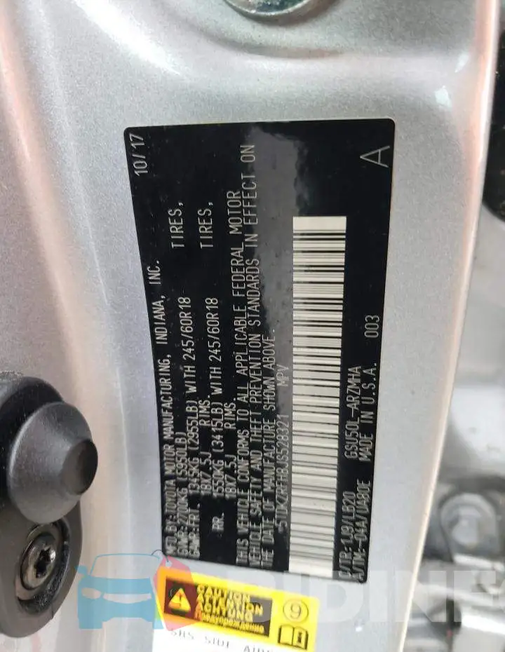 5TDKZRFH8JS528321 Photo# 10