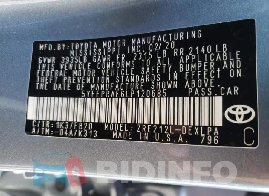 5YFEPRAE6LP120685 Photo# 10