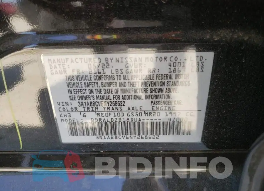 3N1AB8CV6NY268622 Photo# 10