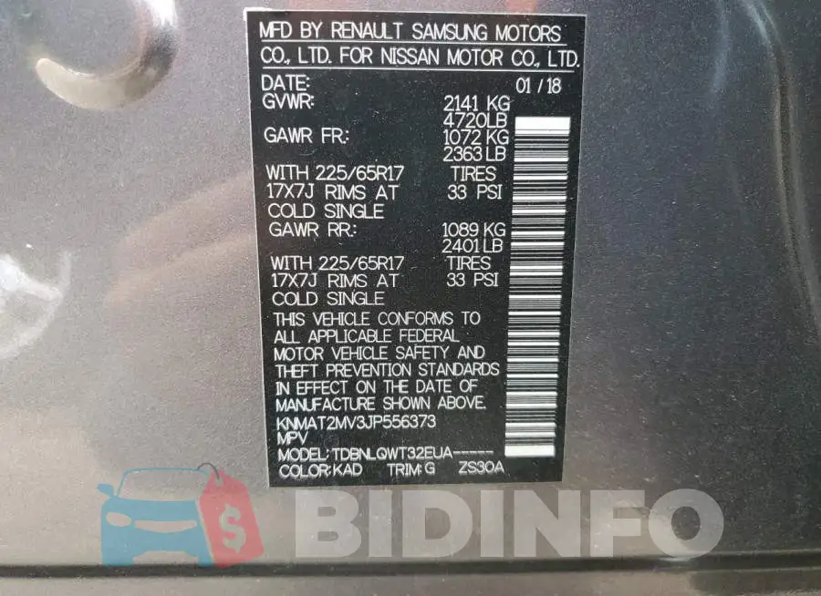 KNMAT2MV3JP556373 Photo# 10
