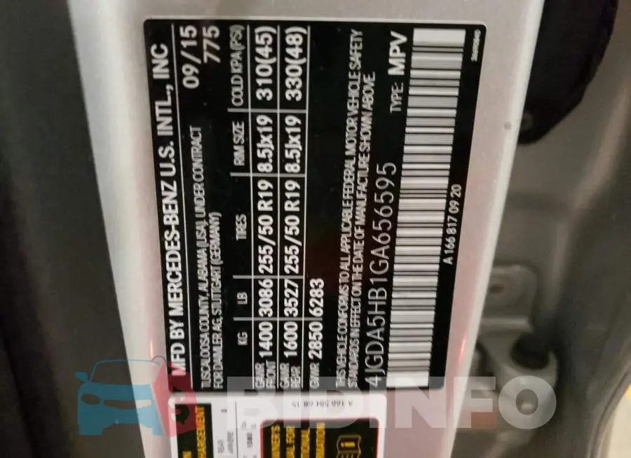 4JGDA5HB1GA656595 Photo# 10