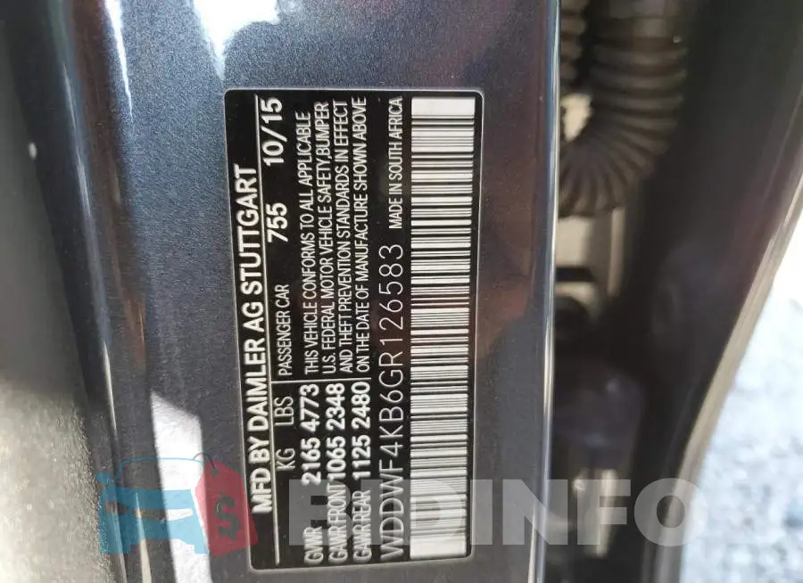 WDDWF4KB6GR126583 Photo# 10