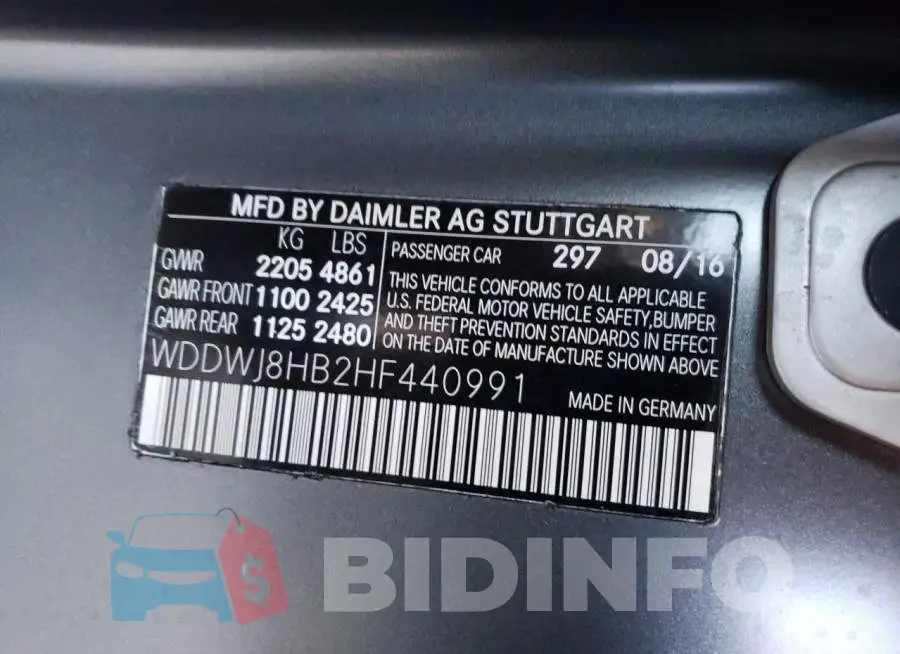 WDDWJ8HB2HF440991 Photo# 10