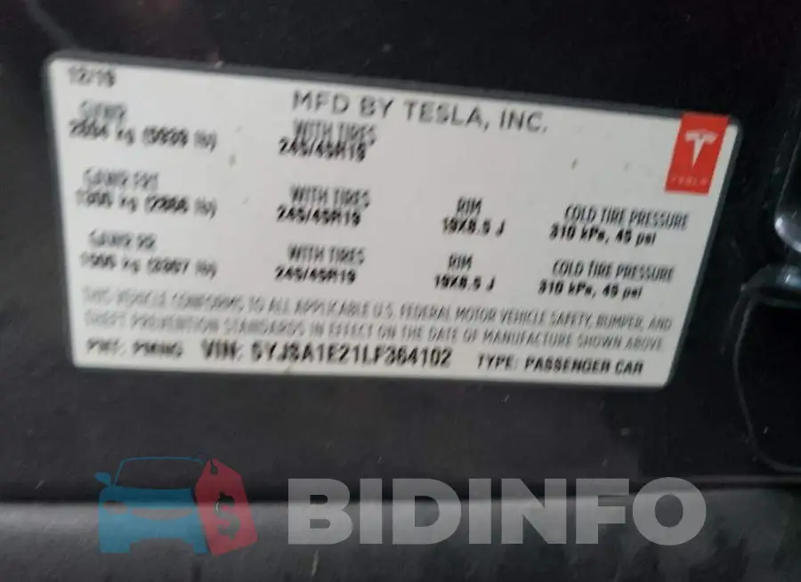 5YJSA1E21LF364102 Photo# 10